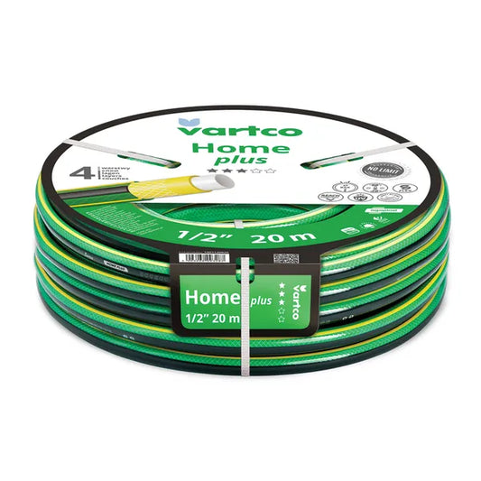 4-rétegű csavarodásmentes kerti tömlő 1/2″, 20 m, -20/60 °C, UV-álló