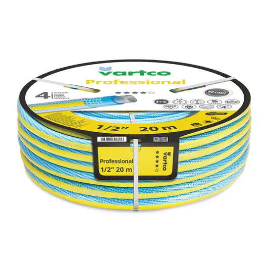 4 rétegű kerti tömlő, 1/2”, 20 m, UV- és algaálló