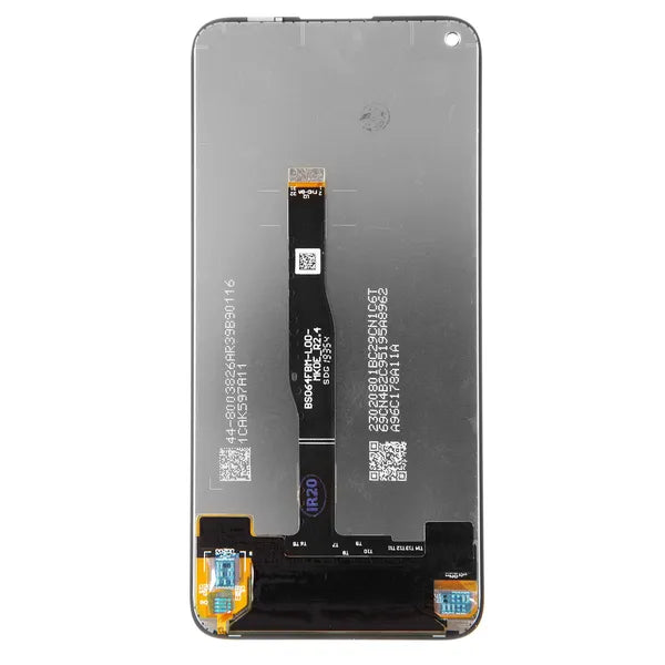 Huawei P40 Lite IPS LCD érintőkijelző modul, fekete