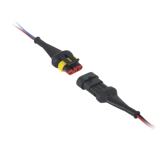 Superseal hermetikus 3-pines DC dugó–aljzat csatlakozó 20 cm vezetékkel
