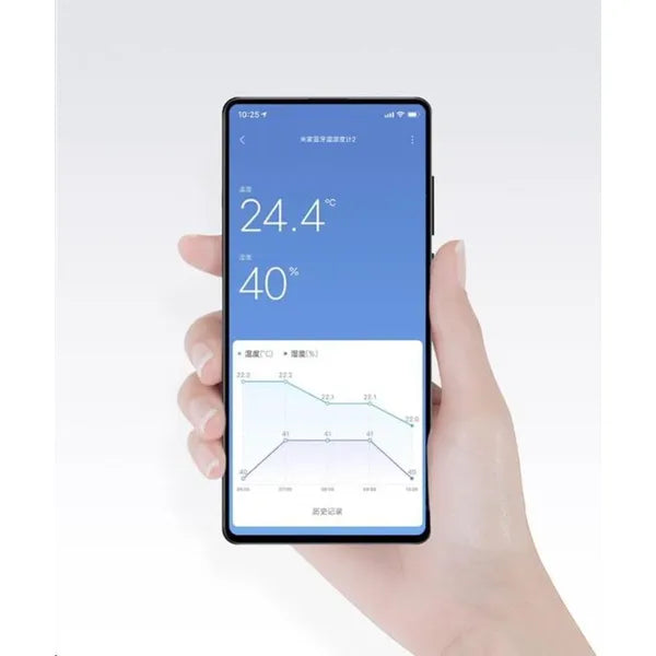 Xiaomi Mi hő- és páratartalom-mérő 2, Bluetooth LCD kijelző, 43×43 mm