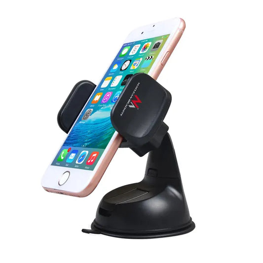 Univerzális 360°-os autós telefontartó, erős vákuumtappancs, ABS