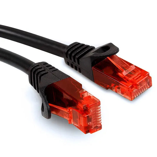 Maclean UTP patchkábel Cat6, 20 m, fekete, RJ45–RJ45