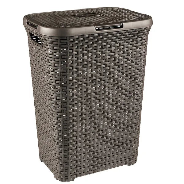 Curver natural style 60l rattan szennyestartó