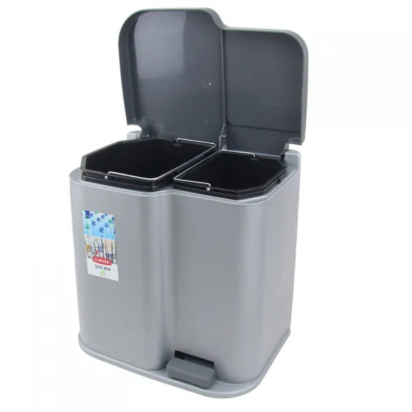 Curver duo pedálos szelektív szemetes 21l