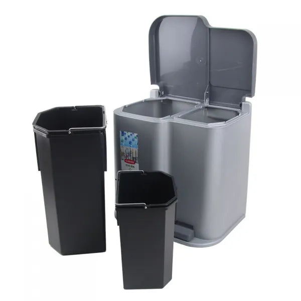 Curver duo pedálos szelektív szemetes 21l