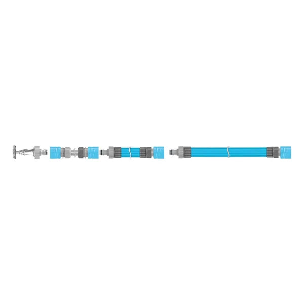 Cellfast Spring 15 m háromcsatornás öntöző tömlő 1/2″