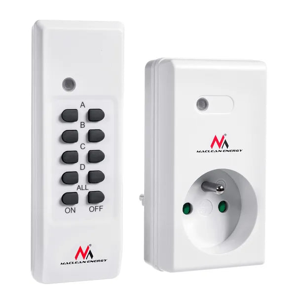 Távirányítós, programozható aljzat 230V/3600W, 30 m – Maclean MCE151