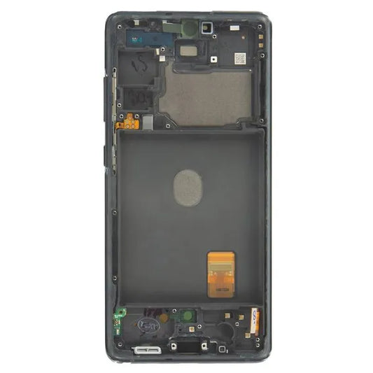 Samsung Galaxy S20 FE 5G SM-G781B eredeti kijelző modul Cloud Navy