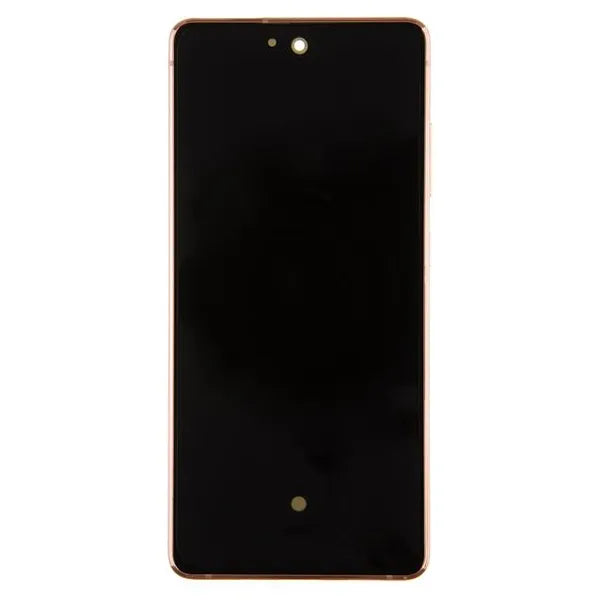 Samsung Galaxy S20 FE 5G G781 Service Pack kijelző modul – Cloud Orange