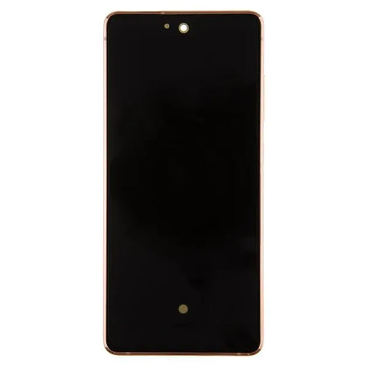 Samsung Galaxy S20 FE 5G G781 Service Pack kijelző modul – Cloud Orange