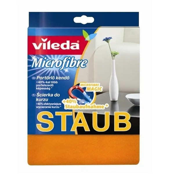 Vileda Staub elektrosztatikus mikroszálas portörlő kendő 30×40 cm 1 db