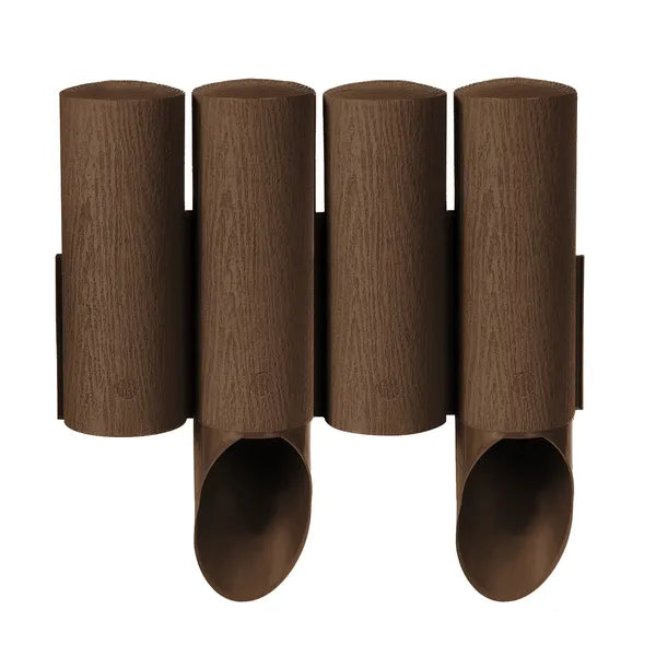 Cellfast Standard 4 műanyag kerti paliszád szegély 25,5 cm 2,3 m barna