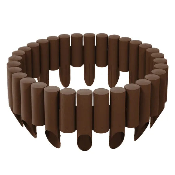 Cellfast Standard 4 műanyag kerti paliszád szegély 25,5 cm 2,3 m barna