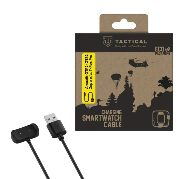 Tactical USB töltőkábel Amazfit GTR2/GTS2, Zepp, T-Rex Pro, 100 cm