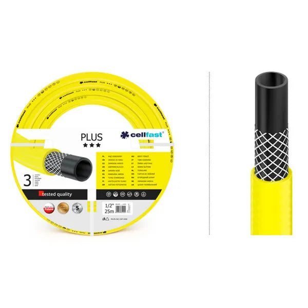 Cellfast plus kerti tömlő 1/2 25m - 3 rétegű, uv és algaálló