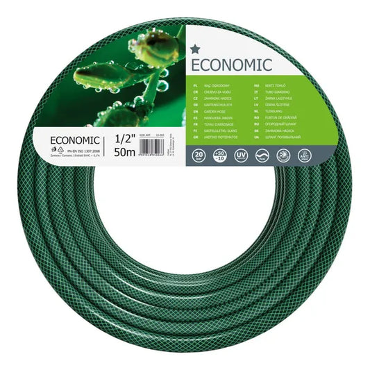 Kerti locsolótömlő Cellfast Economic 1/2″ 50 m, 3 réteg, UV álló