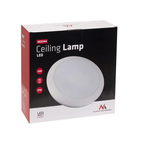 LED plafonlámpa IP66, 16 W, 31 cm, semleges fehér fény, kültérre-beltérre