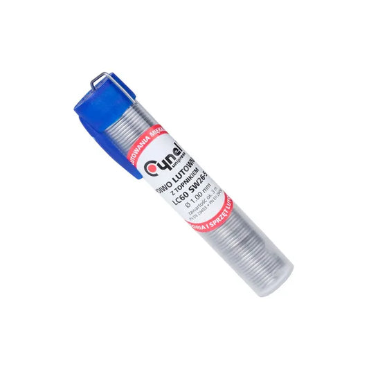 Cynel LC60 forrasztó ón 1 mm, 10 g fiola