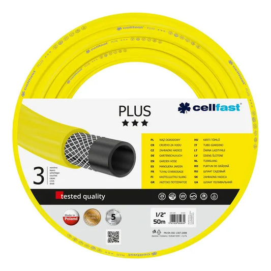 Cellfast plus kerti tömlő 1/2 50m - uv és algaálló