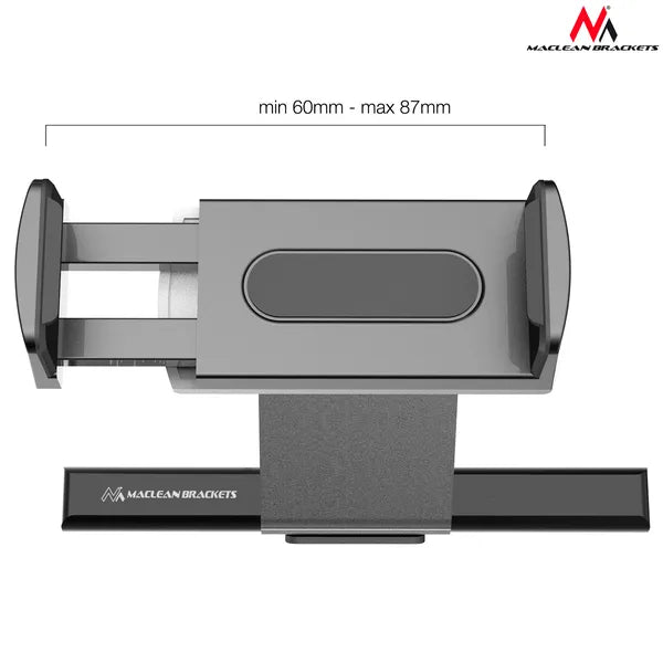 Maclean MC-782 CD-nyílásba rögzíthető autós telefontartó, 58–87 mm, alu+ABS