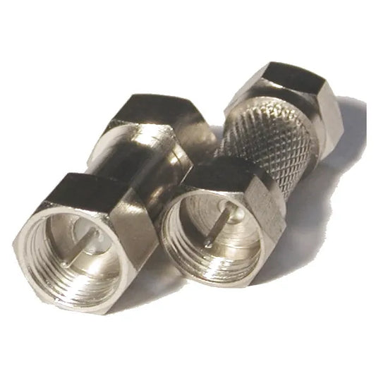 F-SAT koaxiális összekötő adapter F dugó–F dugó, 75 Ohm
