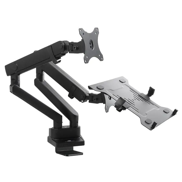 Dupla asztali monitor- és laptopállvány, VESA 75/100, 17–32", 2×8 kg