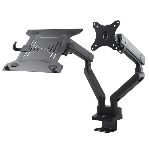 Dupla asztali monitor- és laptopállvány, VESA 75/100, 17–32", 2×8 kg