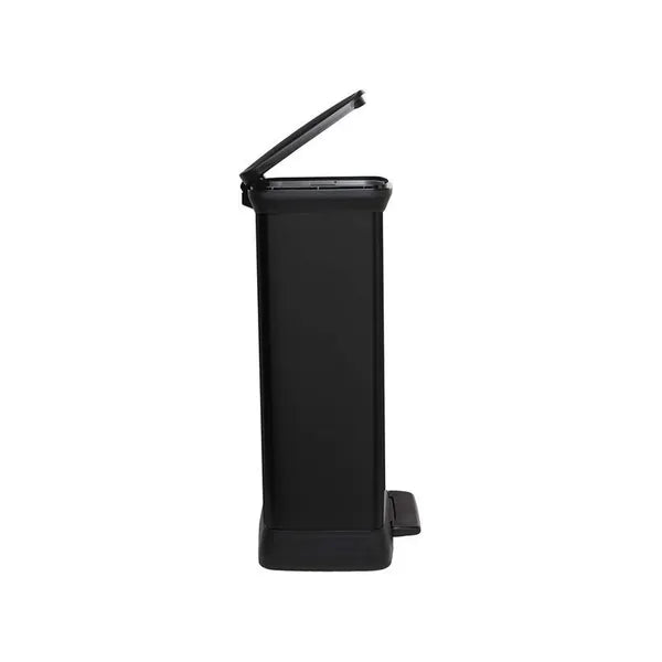 Curver deco bin 50l fekete pedálos szemetes