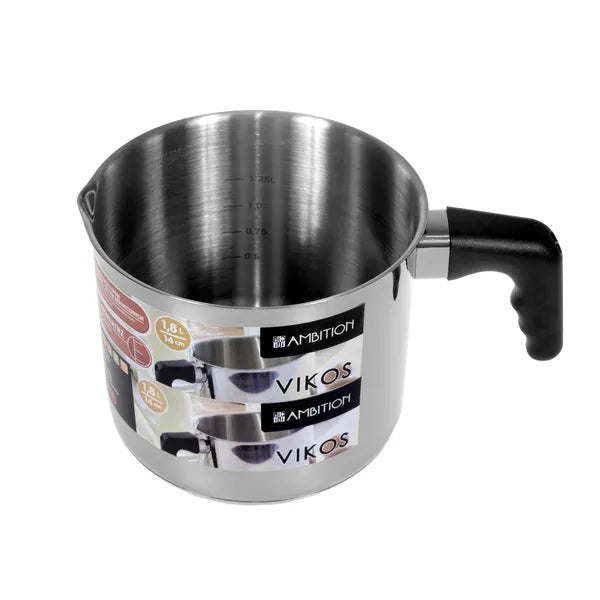 Ambition Vikos tejforraló edény 1,8 l, rozsdamentes acél, indukciós