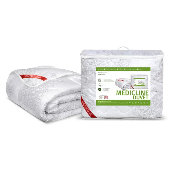 Antiallergén négyévszakos mikroszálas paplan 200x220 cm, virágmintás