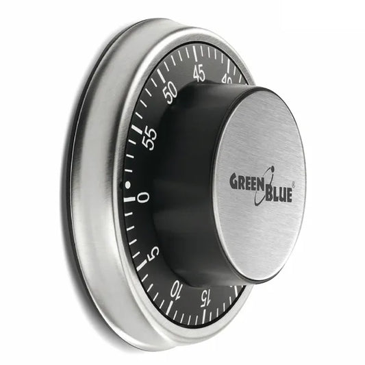 GreenBlue GB152 mechanikus mágneses konyhai időzítő, 60 perc, széfzár design