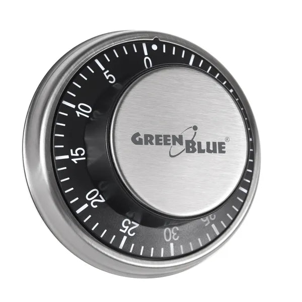 GreenBlue GB152 mechanikus mágneses konyhai időzítő, 60 perc, széfzár design