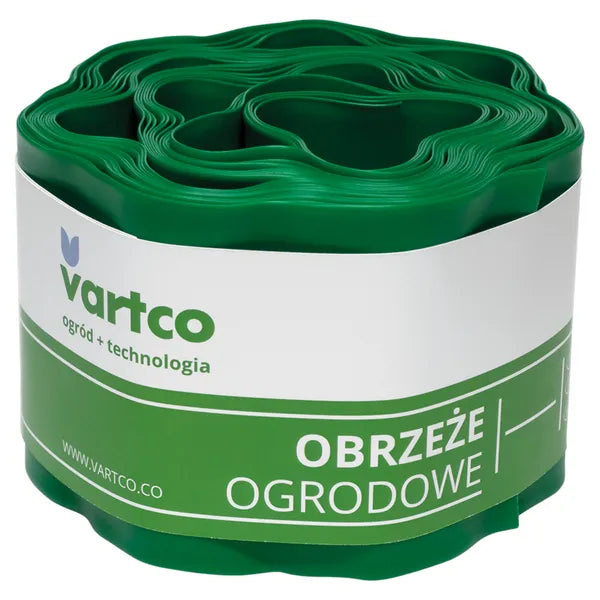 Vartco hullámos kerti szegély 15cm x 9m zöld