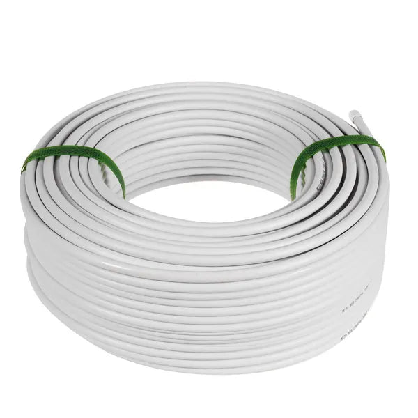 Koaxiális kábel RG6 1.0 CCS, 100 m, 75 Ohm, dupla árnyékolás SAT/TV