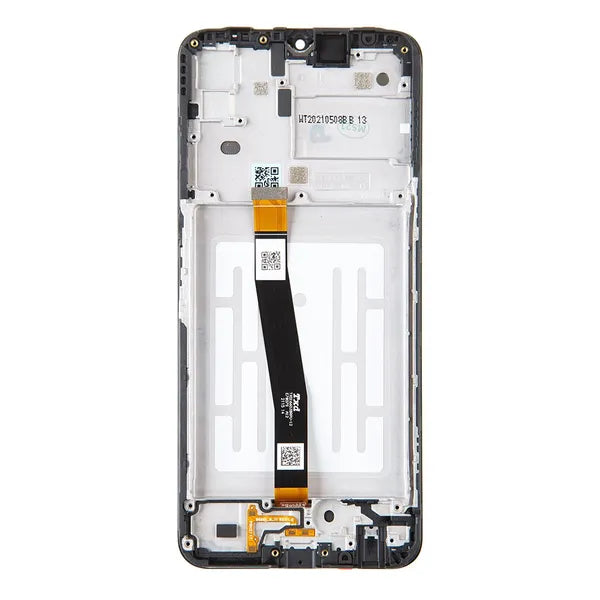 LCD kijelző+érintőpanel Samsung Galaxy A22 5G SM-A226, fekete, Service Pack