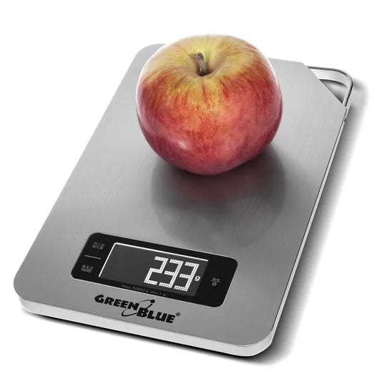 Digitális konyhai mérleg időzítővel, rozsdamentes, 5 kg/1 g