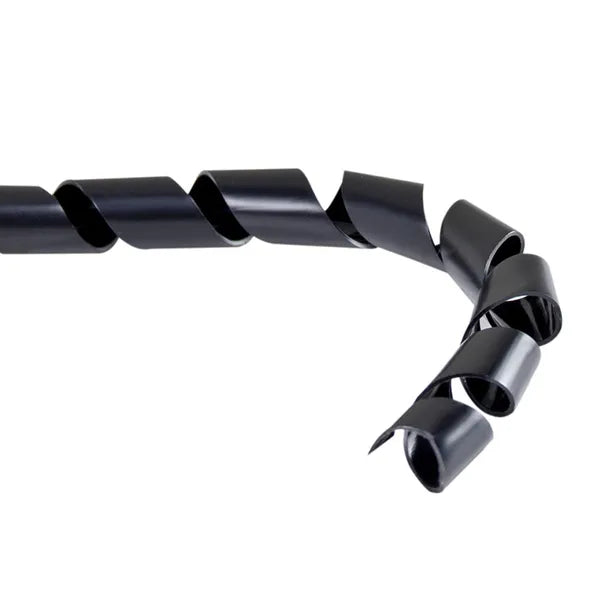 Fekete spirál kábelrendező 3 m, Ø 20–22 mm, polipropilén