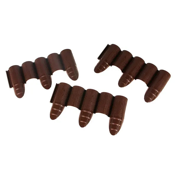 Cellfast Eco műanyag kerti paliszád, barna, 2,4 m (10 elem)