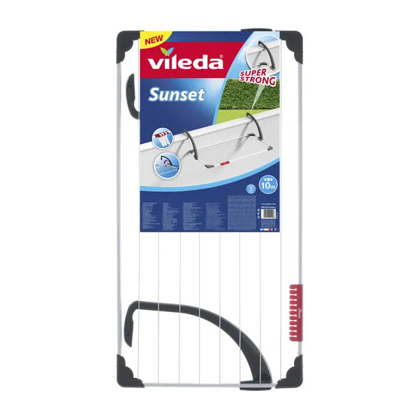 Vileda Sunset erkélyre akasztható ruhaszárító, 10 m felület, összecsukható