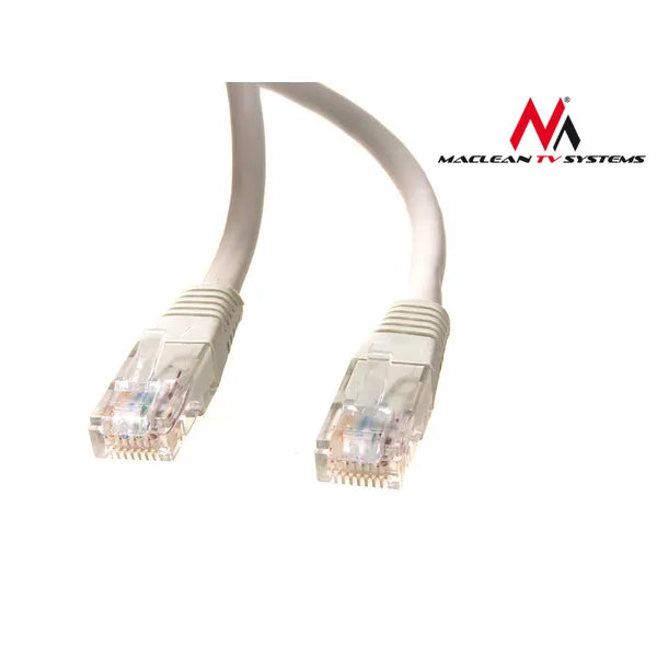 Szürke Cat5e UTP patchkábel RJ45-RJ45, 0,5 m