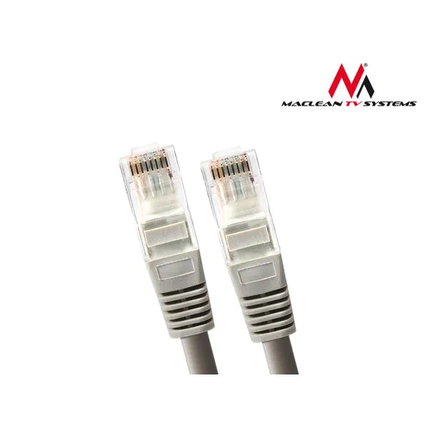 Szürke Cat5e UTP patchkábel RJ45-RJ45, 0,5 m