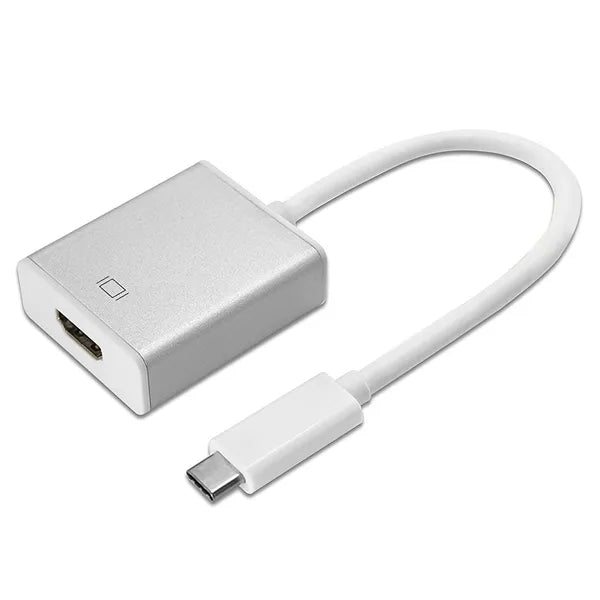 USB-C–HDMI adapter 4K@30Hz, fém ház, plug & play