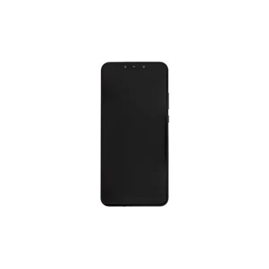 Huawei Nova 3 fekete LCD érintőkijelző modul kerettel