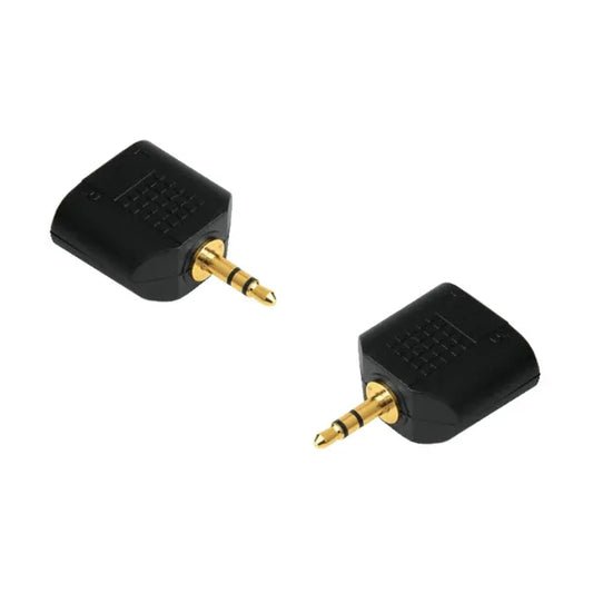 3,5 mm jack audio elosztó dugó 2× aljzat, aranyozott NH552
