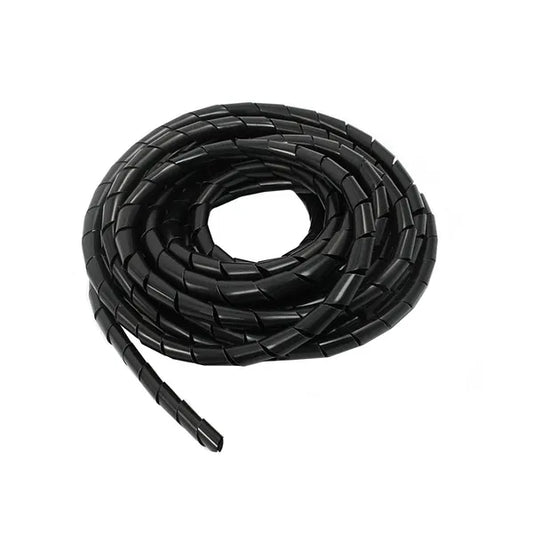Fekete spirál kábelrendező 3 m (8,7–10 mm átmérő)