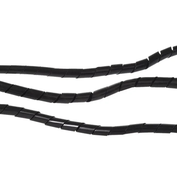 Fekete spirál kábelrendező 3 m (8,7–10 mm átmérő)