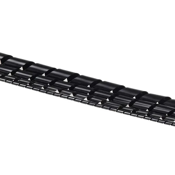 Fekete spirál kábelrendező 3 m (8,7–10 mm átmérő)