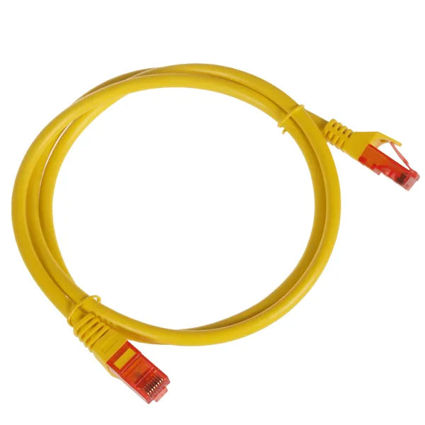 RJ45 Cat6 UTP patchkábel 1 m sárga PVC