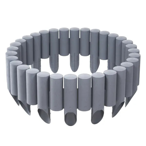 Cellfast Standard 4 grafitszürke kerti paliszád, 25,5 cm x 2,3 m